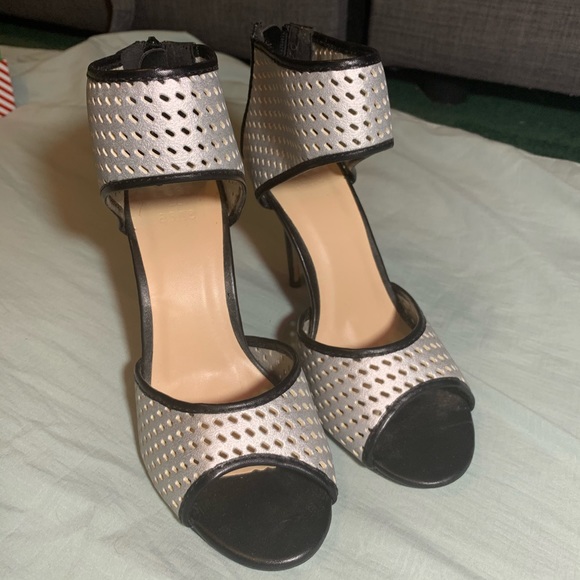 Shoes - Beau+Ashe silver heels